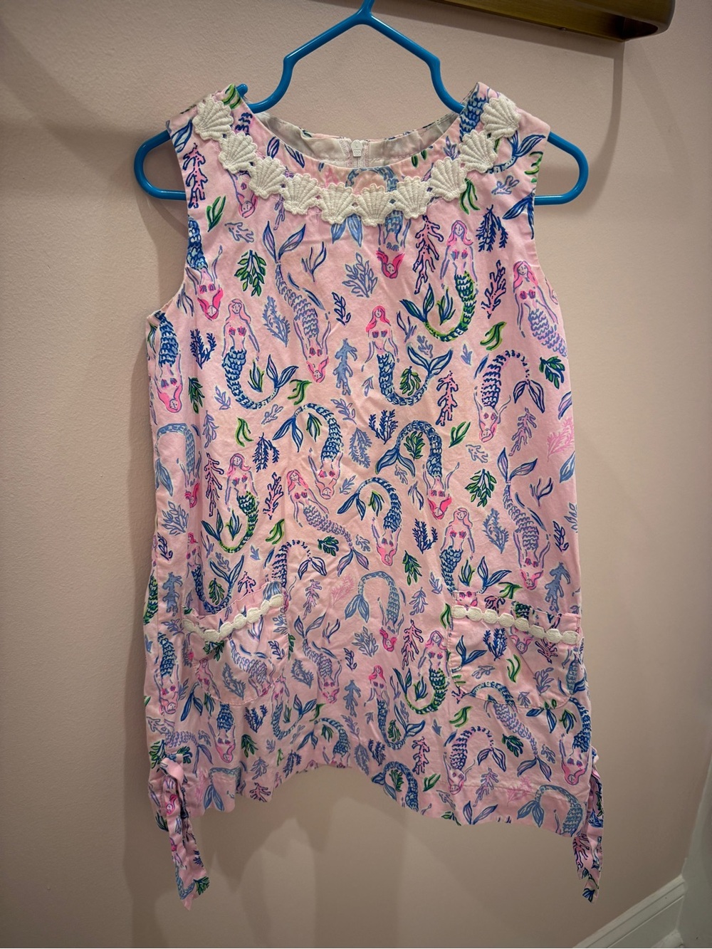 Lilly Pulitzer Mermaid Shift Dress, size 5